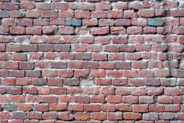 bakstenen muur verven
